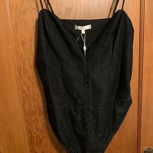 Black corset style bodysuit!